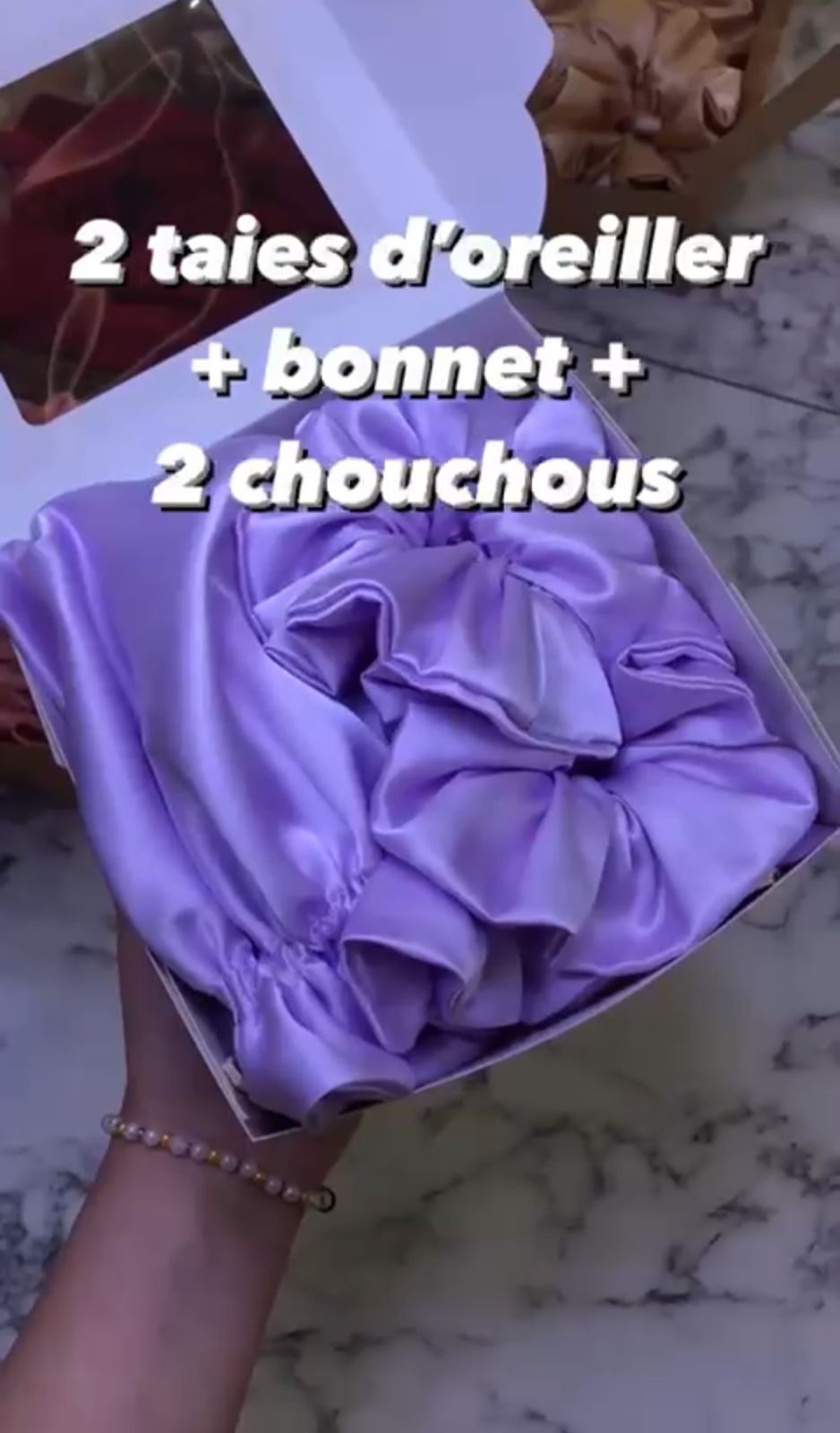 2 taies 2 chouchous 1 bonnet