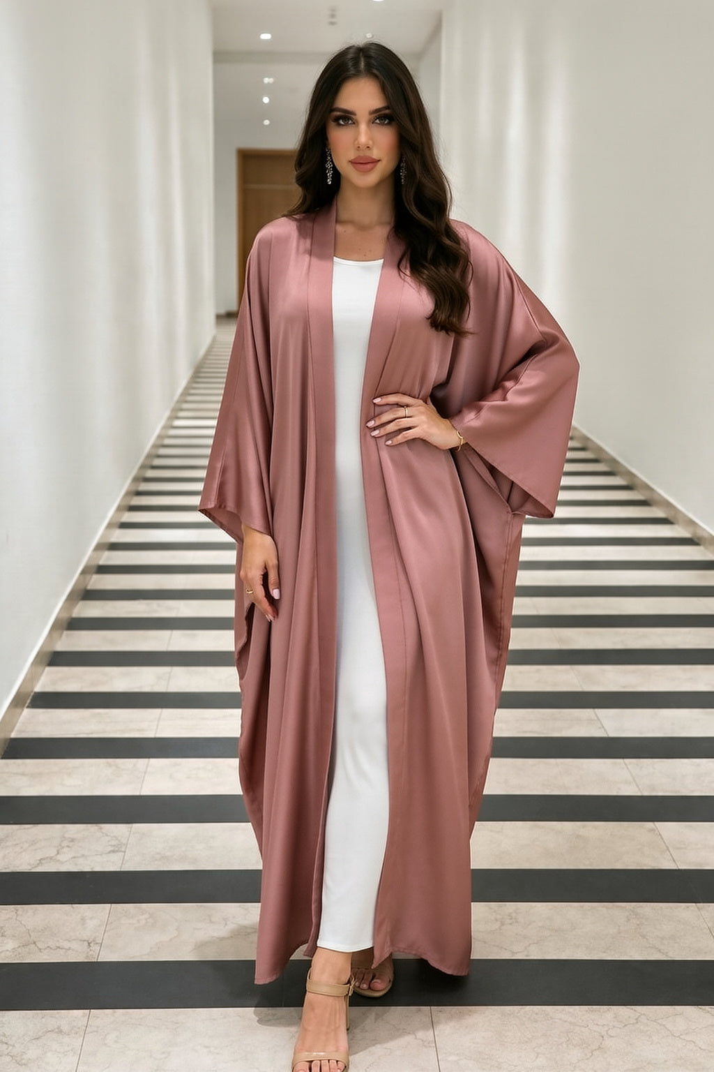 Kimono satin (coupe faracha)