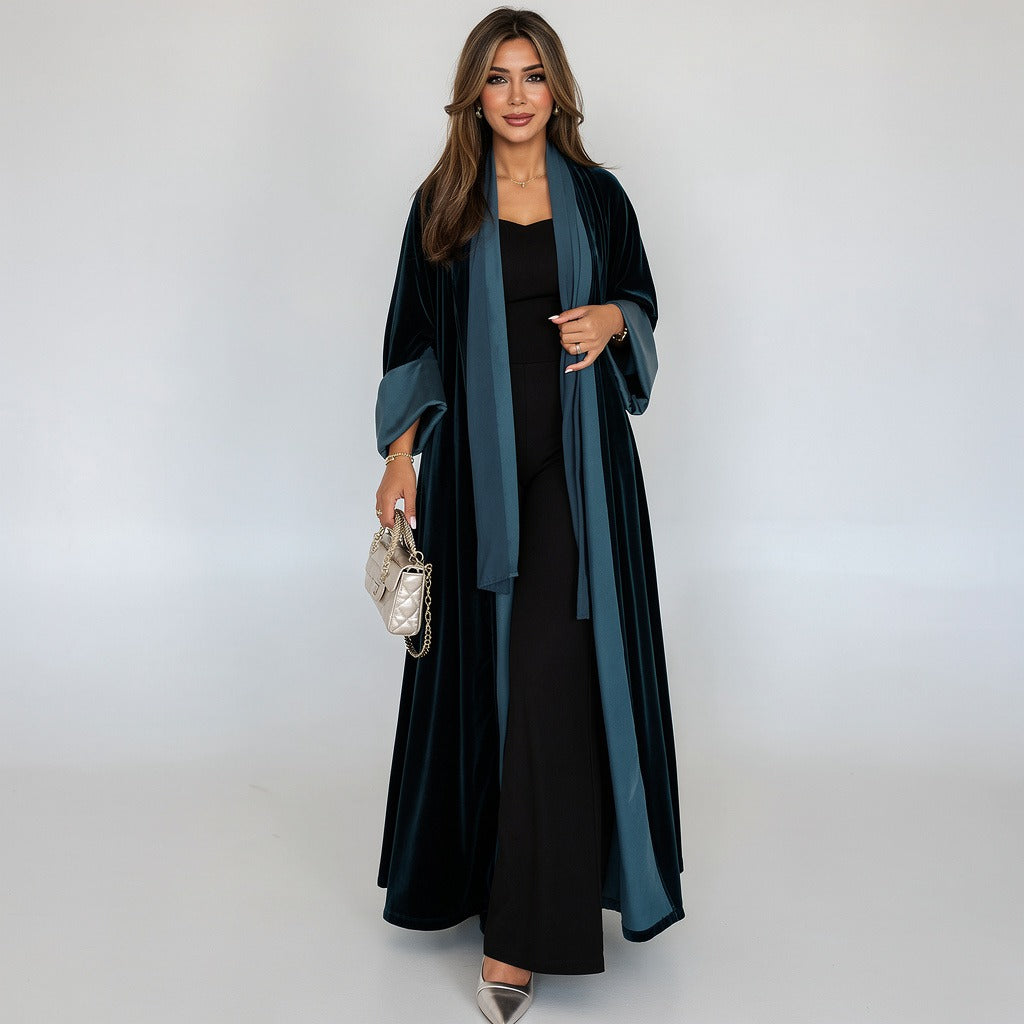 Kimono velours en soie