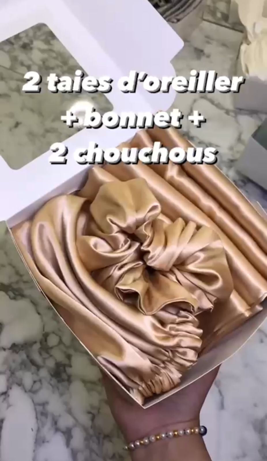 2 taies 2 chouchous 1 bonnet