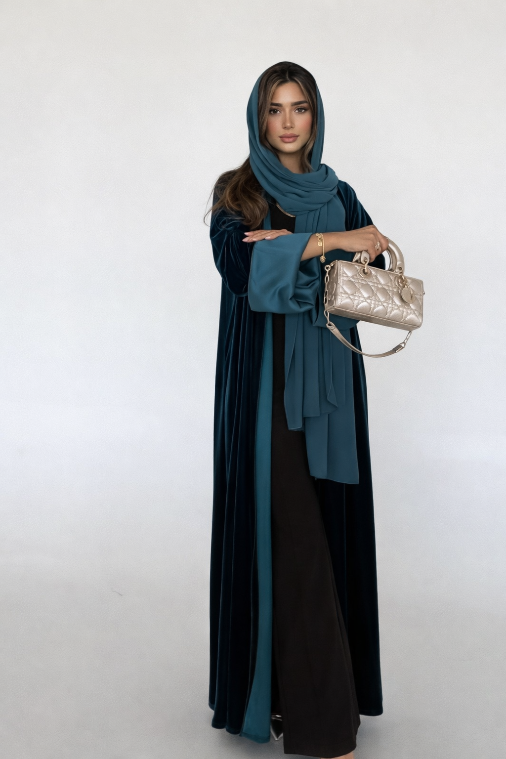 Kimono velours en soie