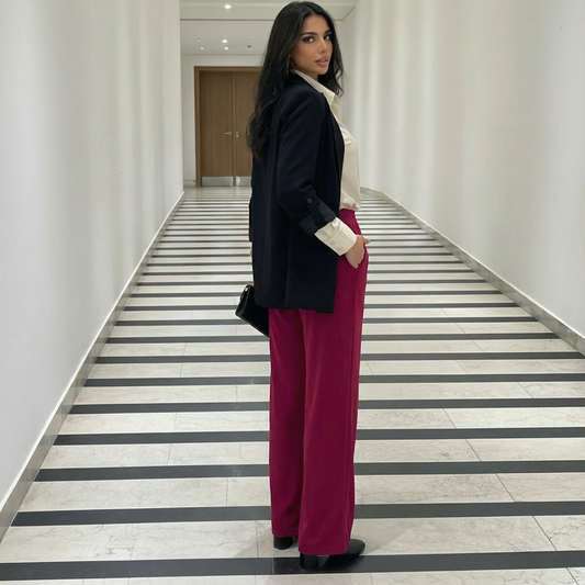 Pantalon Large en VELOURS