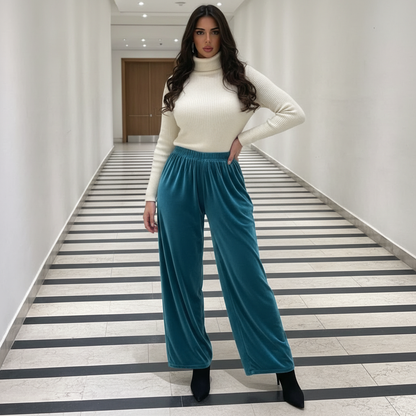 Pantalon Large en VELOURS