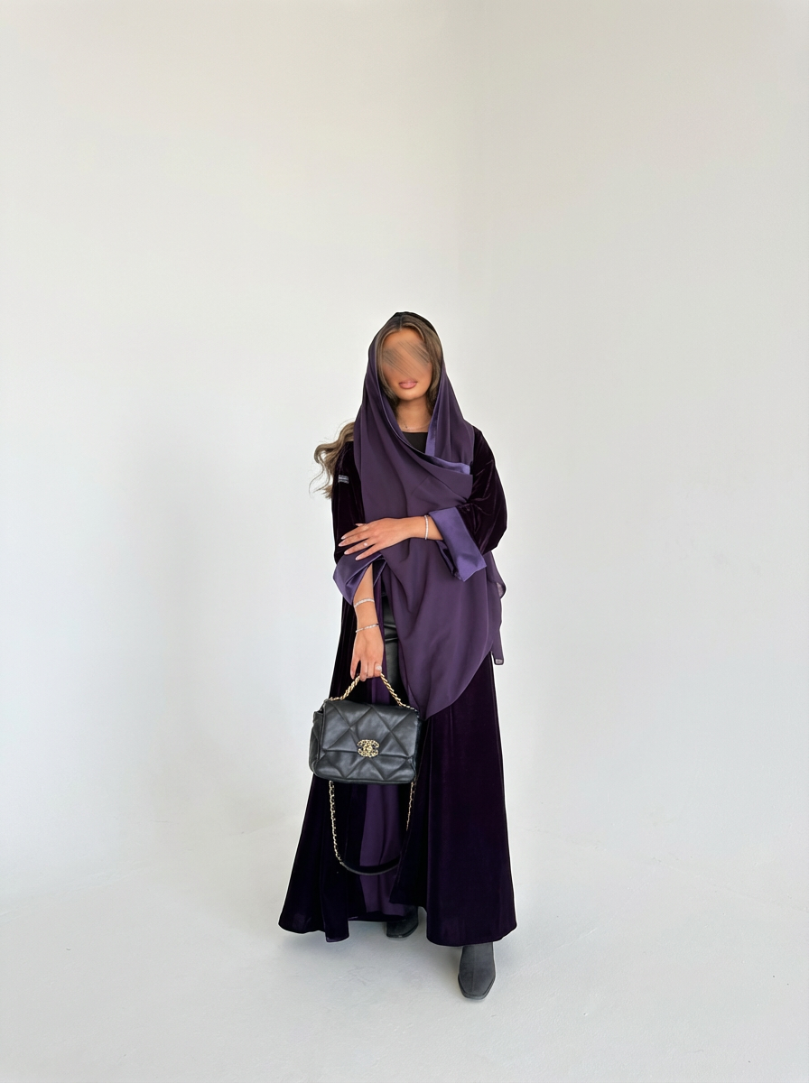 Kimono velours en soie