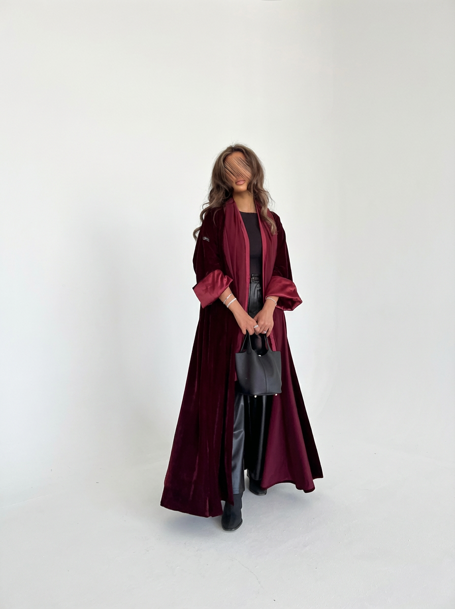 Kimono velours en soie