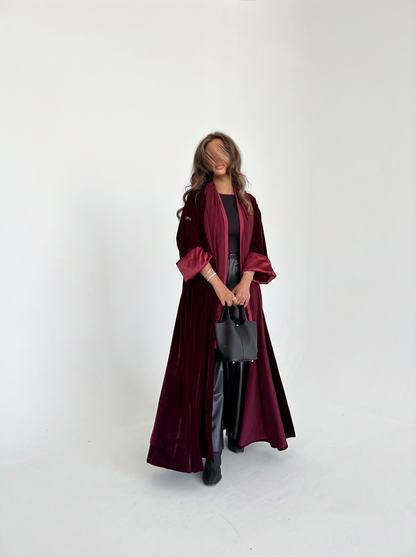 Kimono velours en soie